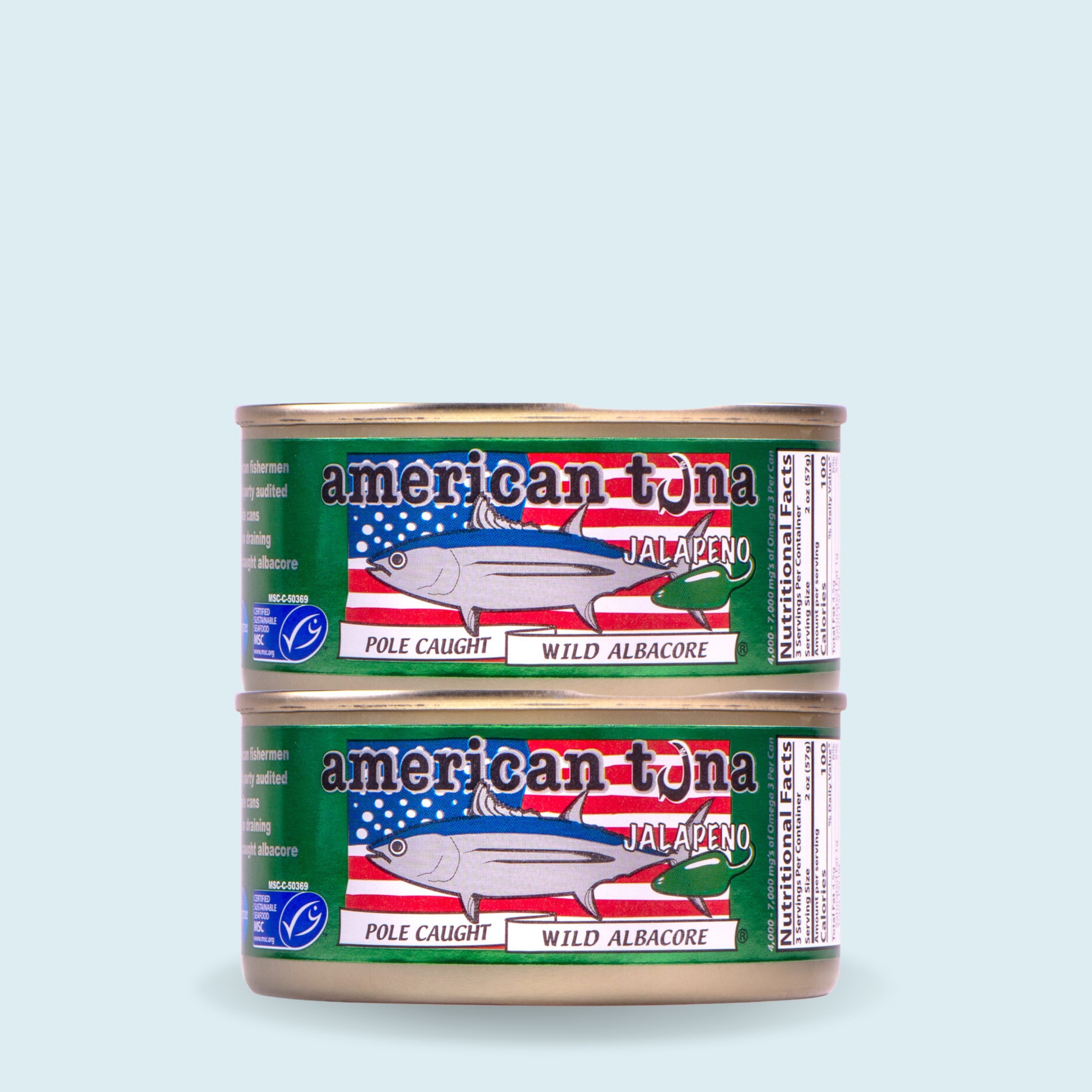 Can of tuna with JALAPENO