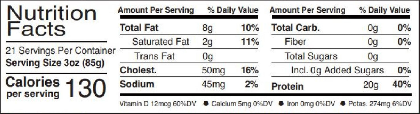 BULK POUCH NO SALT ADDED (4 LB)