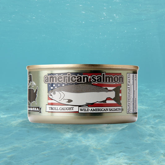 SALMON SEASONED WITH SEA SALT