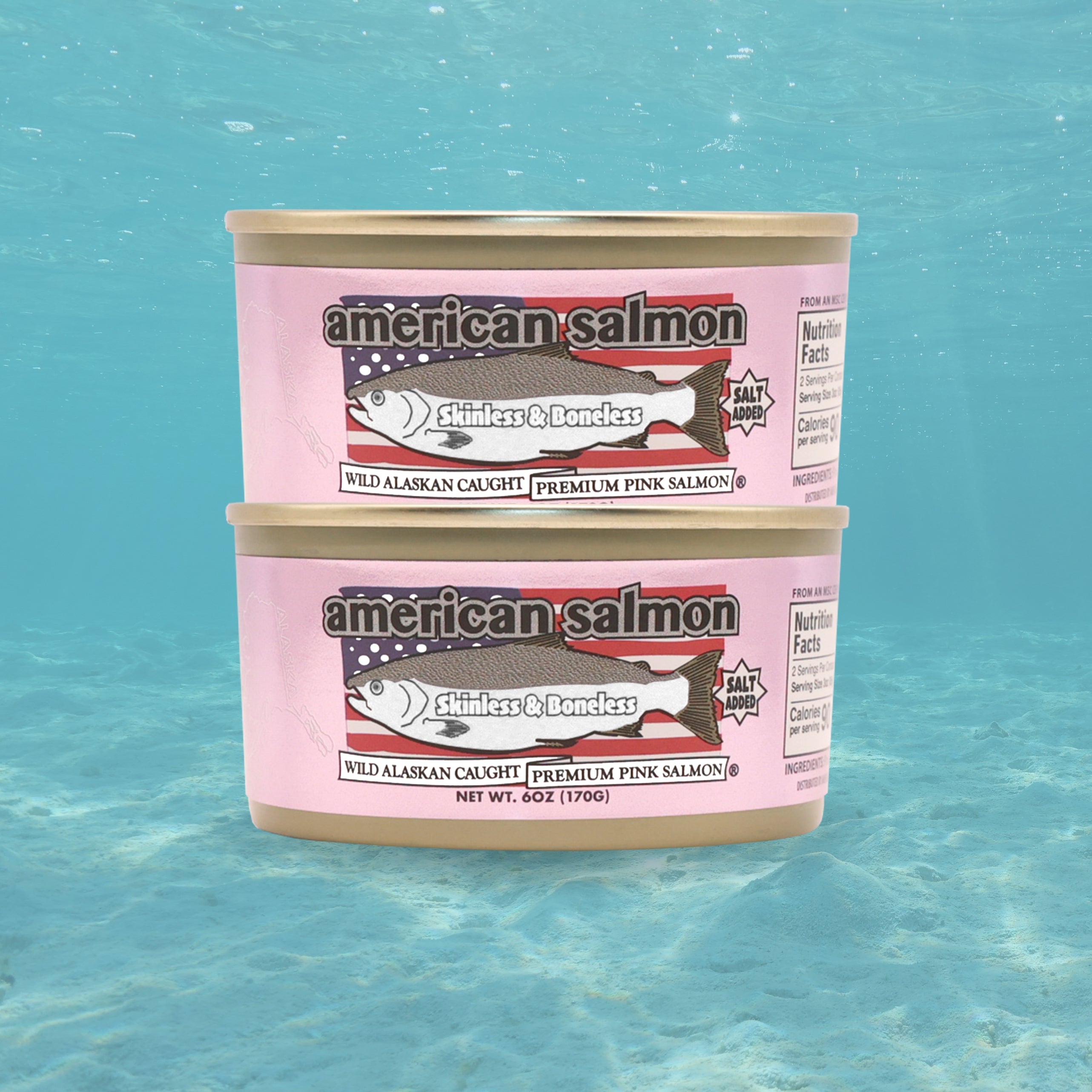 SALMON SEASONED WITH SEA SALT (6 OZ) – American Tuna