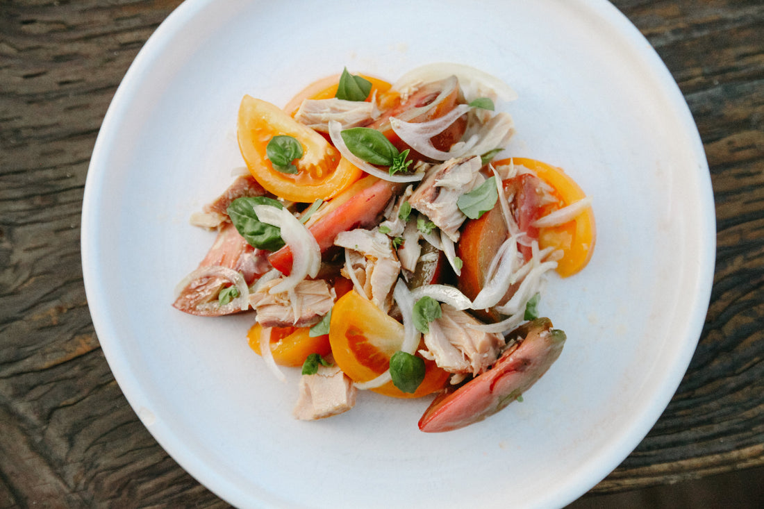 American Tuna and Heirloom Tomato Salad