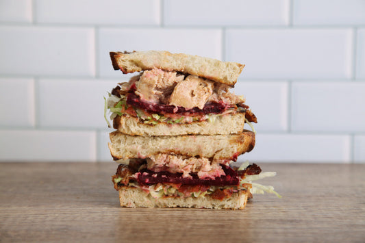 Smoked Tuna "BLB" Sandwich (Bacon, Lettuce & Beet)