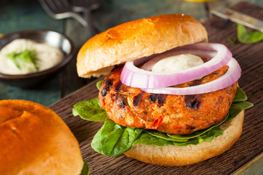 Salmon Burgers Using Canned Salmon