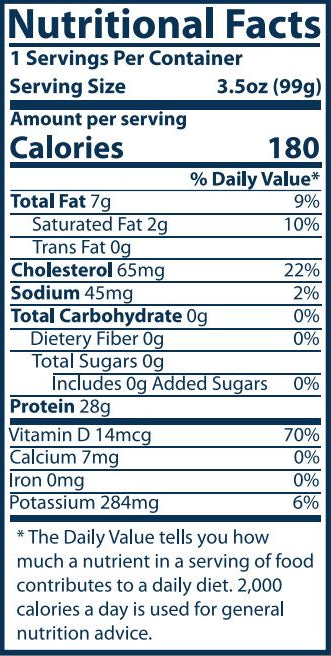 Wild Albacore Tuna, No Salt Added (3.5 oz)