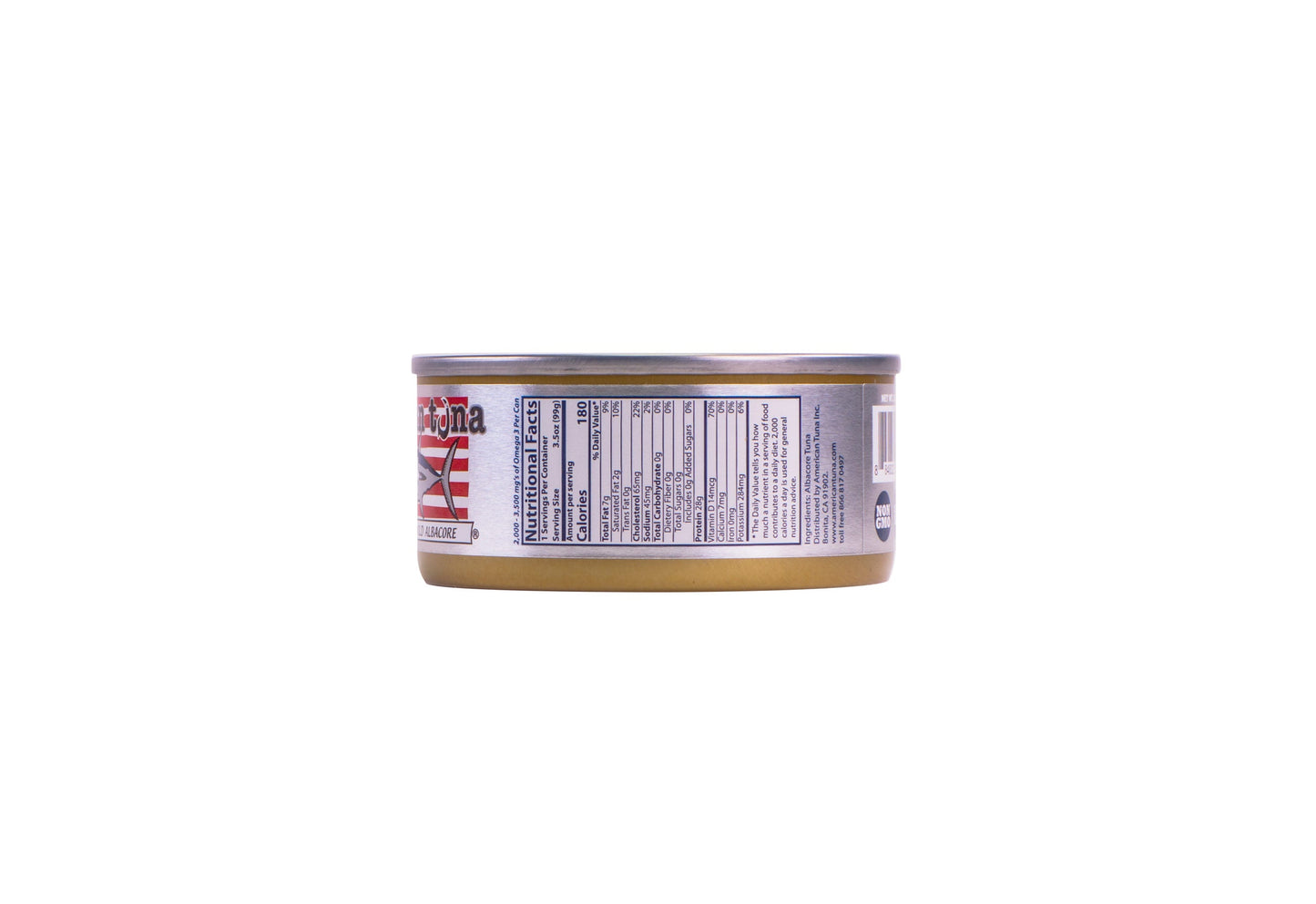 Wild Albacore Tuna, No Salt Added (3.5 oz)