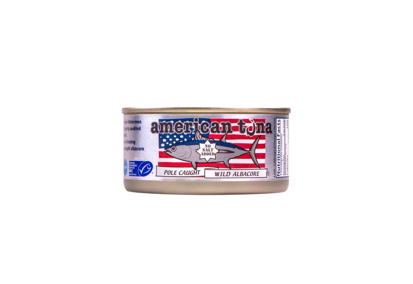 Wild Albacore Tuna, No Salt Added 6oz