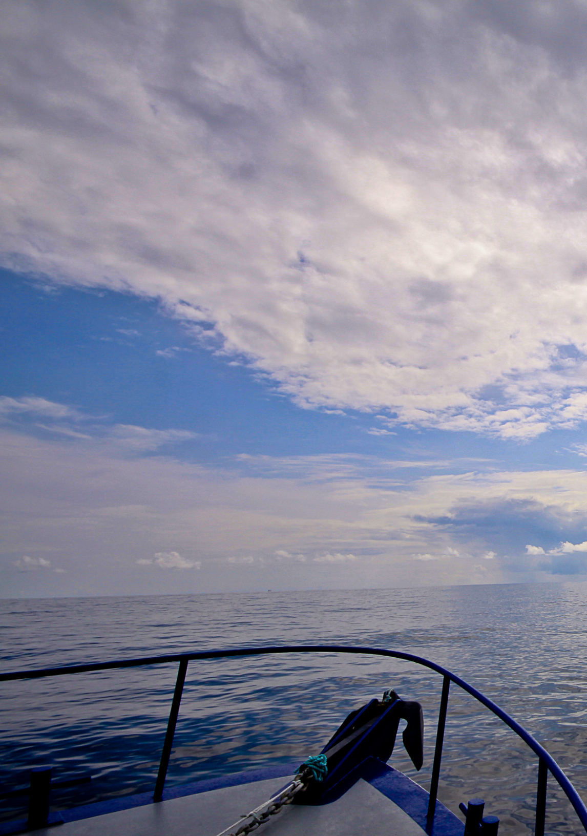 photo of sky off boat