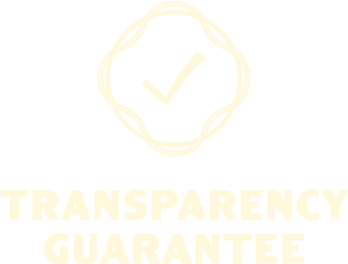 Checkmark icon for the American Tuna transparency guarantee.