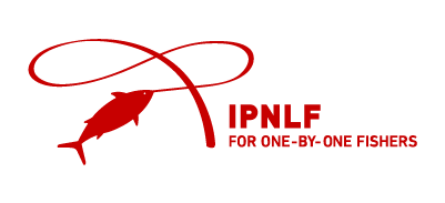 Mark indicating American Tuna's IPNLF certification. This means that American Tuna uses one-by-one fishing methods, such as pole and line, handline, and troll fishing,
